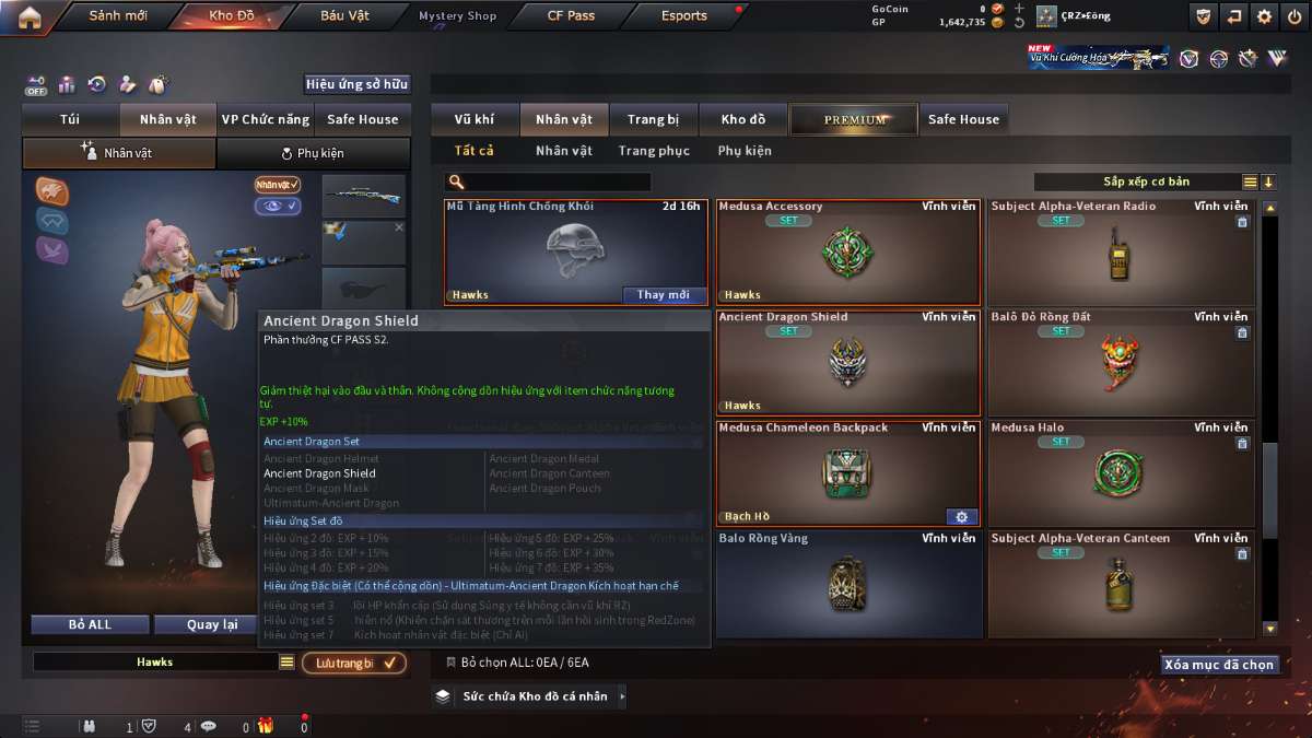 shop acc cf uy tin gia re